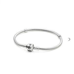Authentic Pandora Iconic Silver Charm Bracelet